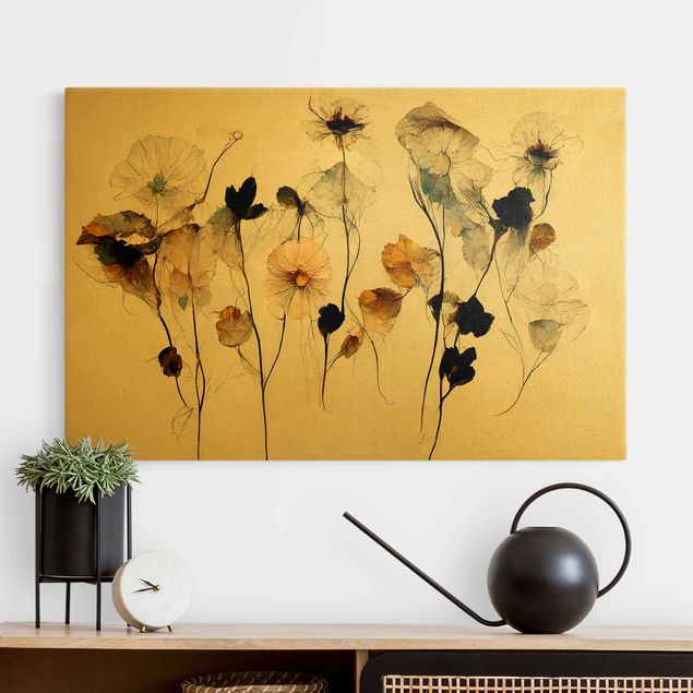 Bilder für die Wand Warme Blüten