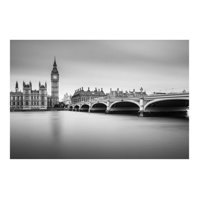 Fototapeten Westminster Brücke und Big Ben