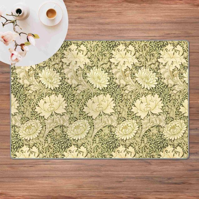 Teppich Vintage William Morris Muster - Große Blüten