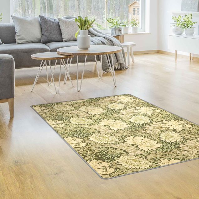 Teppiche William Morris Muster - Große Blüten
