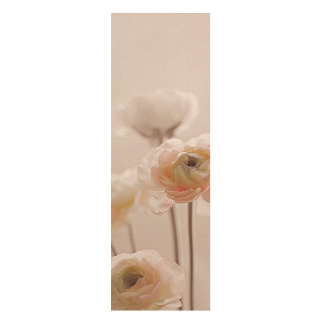 Leinwandbilder Zarter Strauch an Rosa Blüten