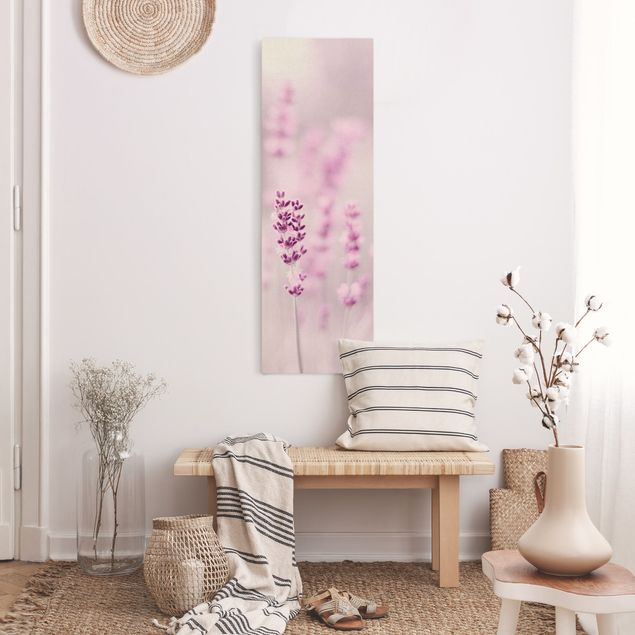 Leinwandbilder Blumen Zartvioletter Lavendel