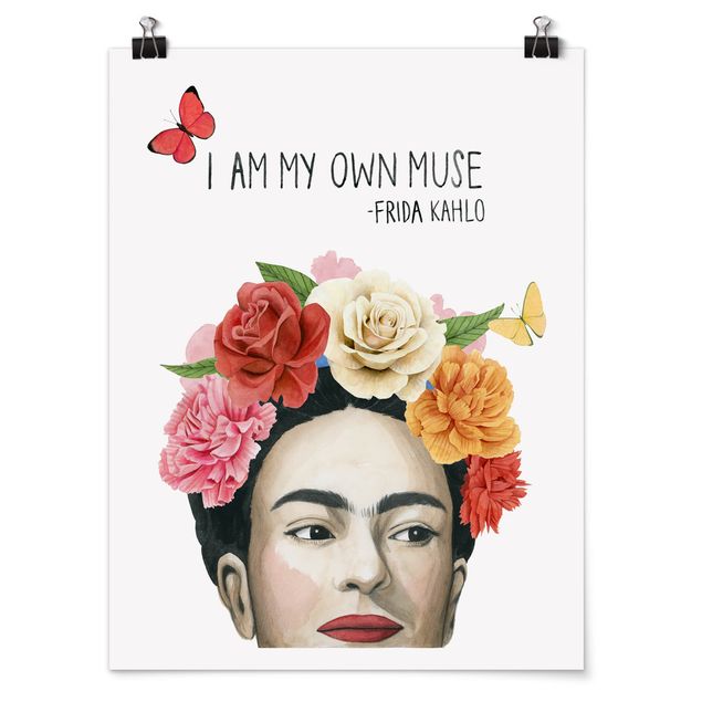 Wandbilder Fridas Gedanken - Muse