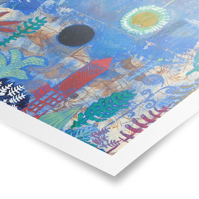 Poster - Paul Klee - Versunkene Landschaft - Quadrat 1:1