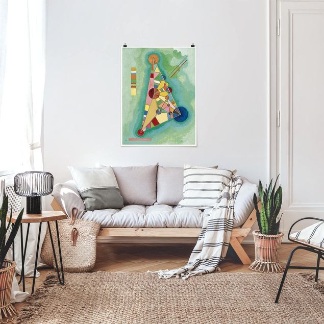 Kunstdruck Expressionismus Wassily Kandinsky - Dreieck