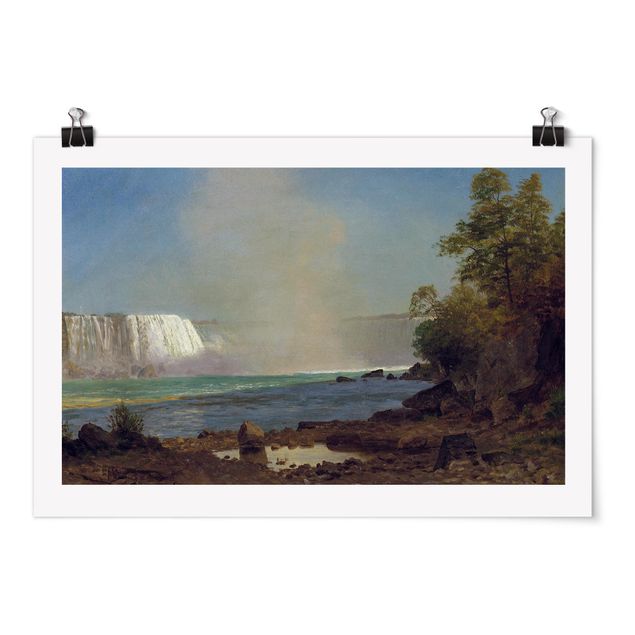 Poster - Albert Bierstadt - Niagarafälle - Querformat 2:3