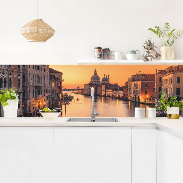 Küchenrückwand Skyline Goldenes Venedig