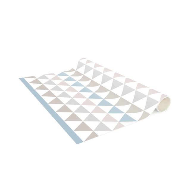 Moderne Teppiche Geometrisches Muster Dreiecke mit Balken