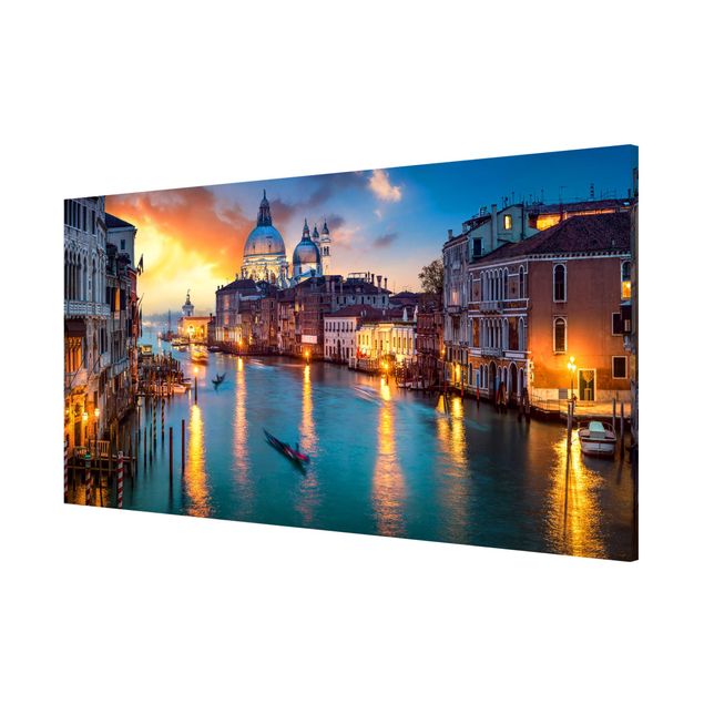 Magnettafel Skyline Sunset in Venice