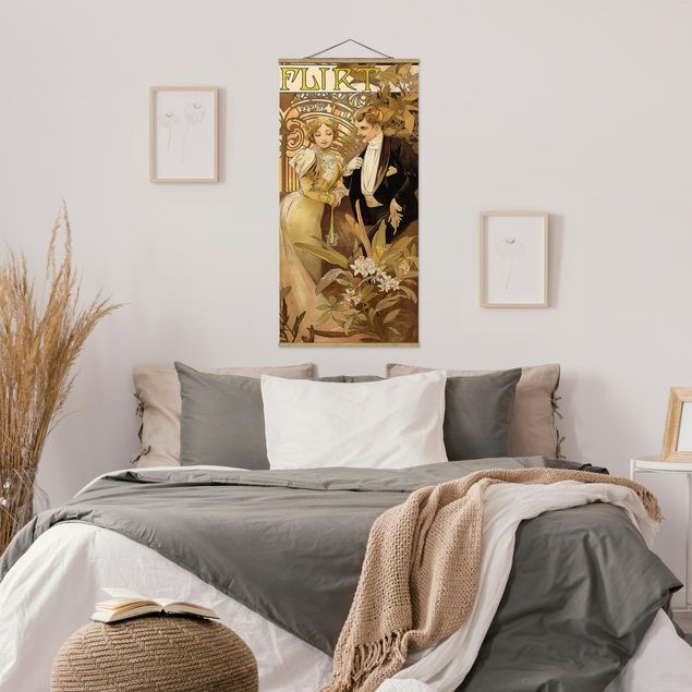 Kunstdrucke Mucha Alfons Mucha - Werbeplakat für Flirt Biscuits