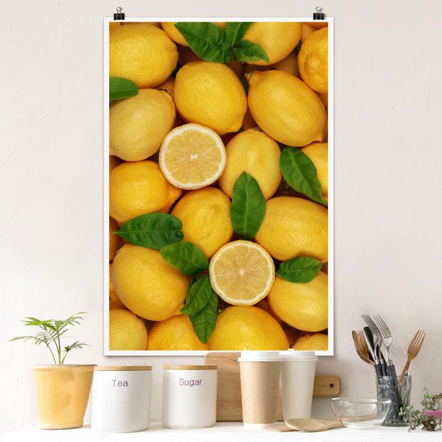 Bilder für die Wand Saftige Zitronen
