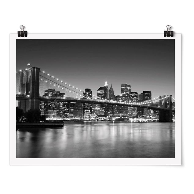 Bilder für die Wand Brooklyn Brücke in New York II