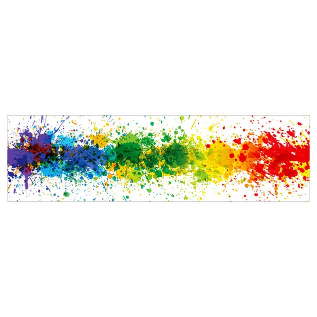 Selbstklebende Folie Rainbow Splatter I