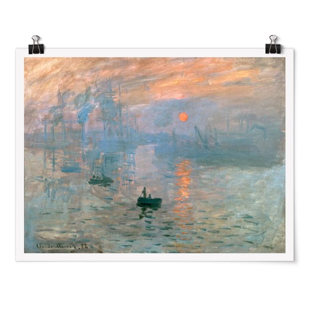 Poster - Claude Monet - Impression - Querformat 3:4