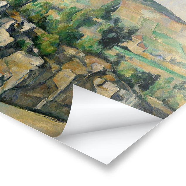 Poster kaufen Paul Cézanne - Hügelige Landschaft