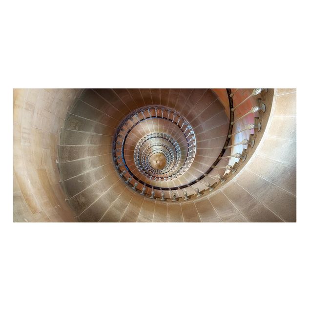 Magnettafel Skyline Spiralförmiger Treppenaufgang in Chicago