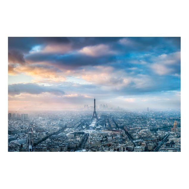 Magnettafel Skyline Winter in Paris