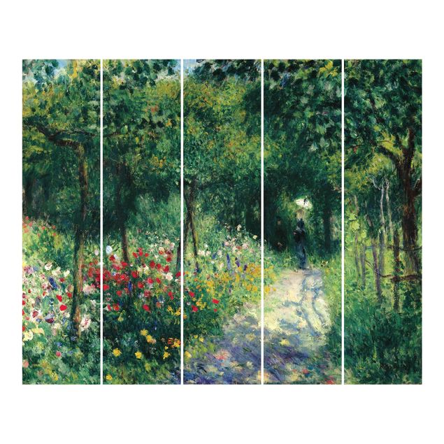 Schiebegardinen Set - Auguste Renoir - Frauen im Garten - Flächenvorhänge