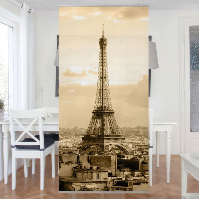 Raumteiler Vorhang I Love Paris