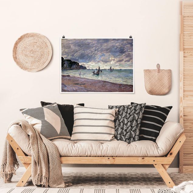 Kunstdrucke Poster Claude Monet - Küste von Pourville