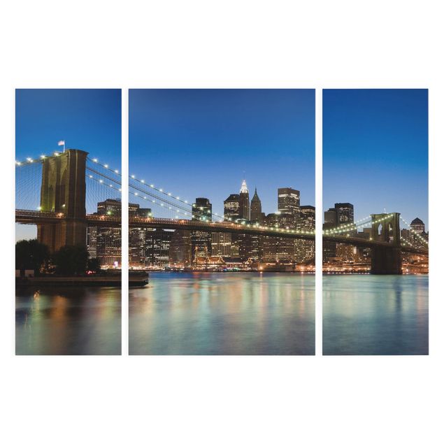 Bilder für die Wand Brooklyn Brücke in New York