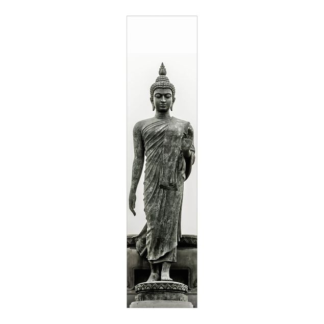Schiebegardinen mit Motiv 3-teilig Buddha Statue