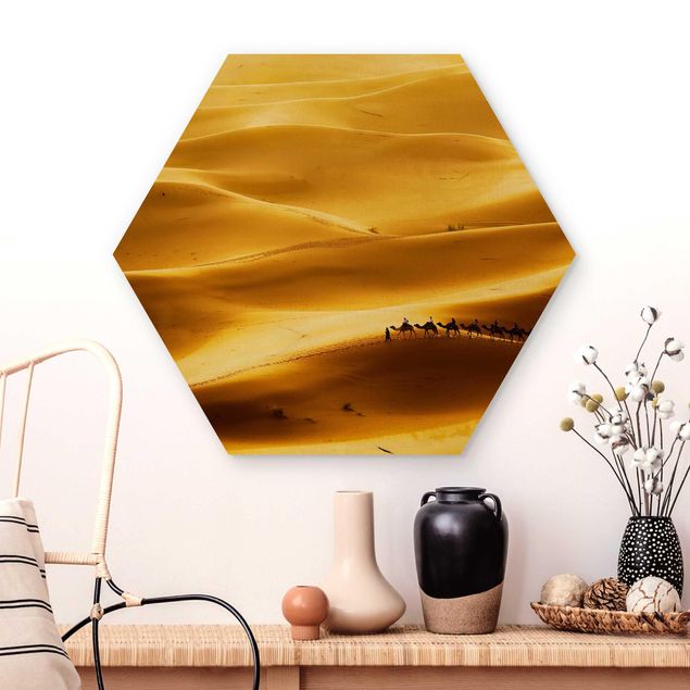 Holzbilder Landschaften Golden Dunes