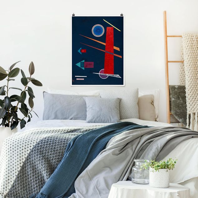 Expressionismus Bilder Wassily Kandinsky - Mächtiges Rot