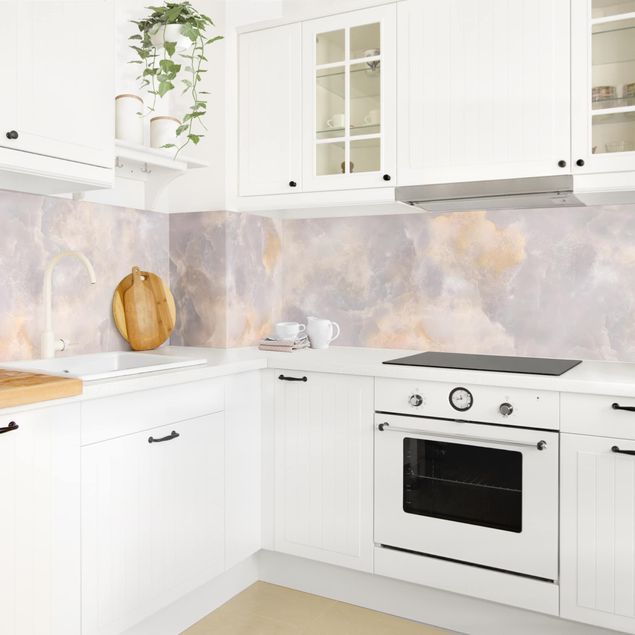 Küchenrückwand Muster Onyx Marmor