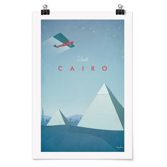 Städteposter Reiseposter - Cairo