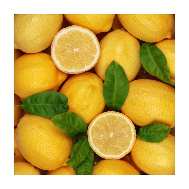 Teppich Esszimmer Saftige Zitronen