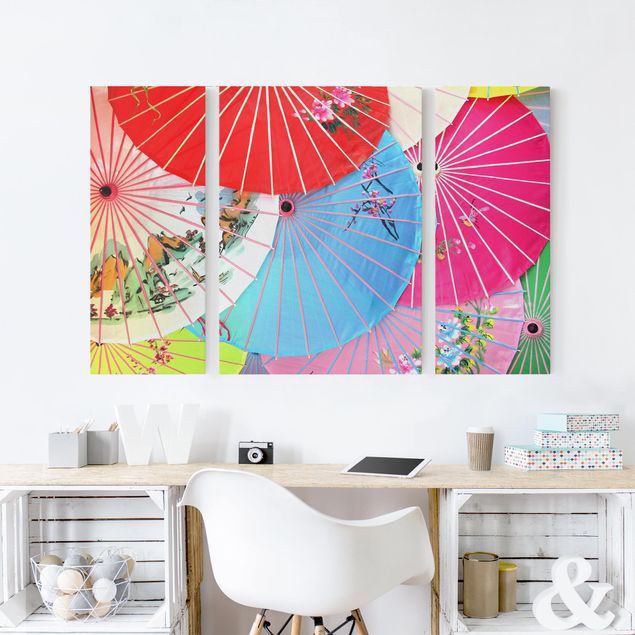 Kunstdrucke auf Leinwand Chinese Parasols