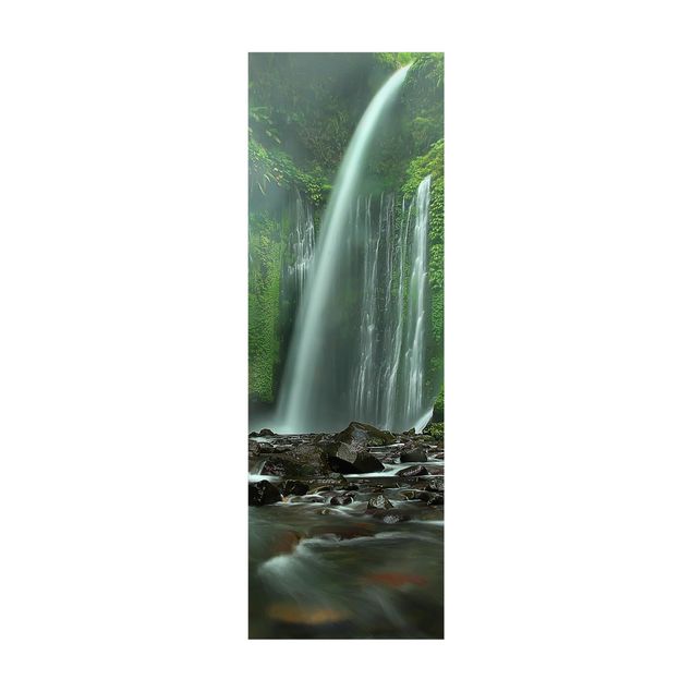 Teppich Wald Tropischer Wasserfall