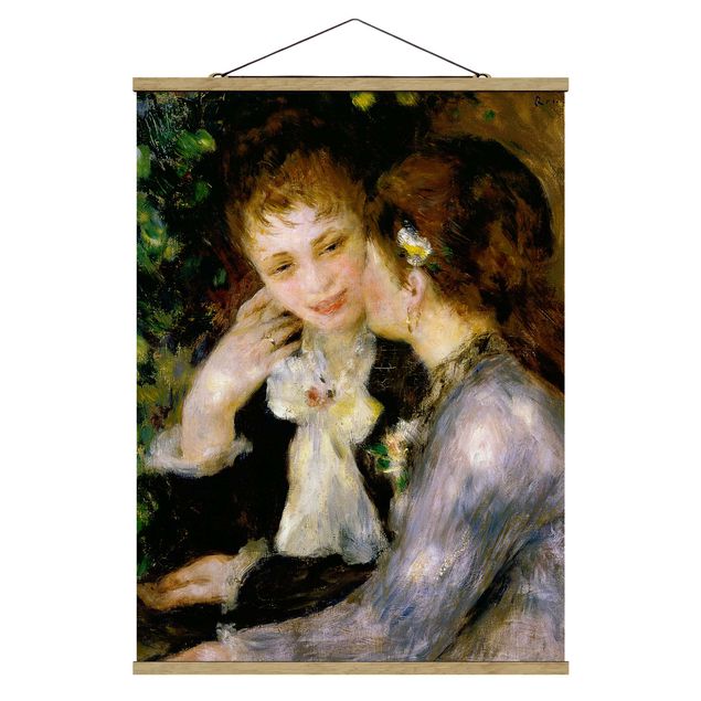 Stoffbilder mit Holzleisten Auguste Renoir - Bekenntnisse