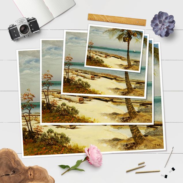 Kunstkopie Albert Bierstadt - Küste in den Tropen