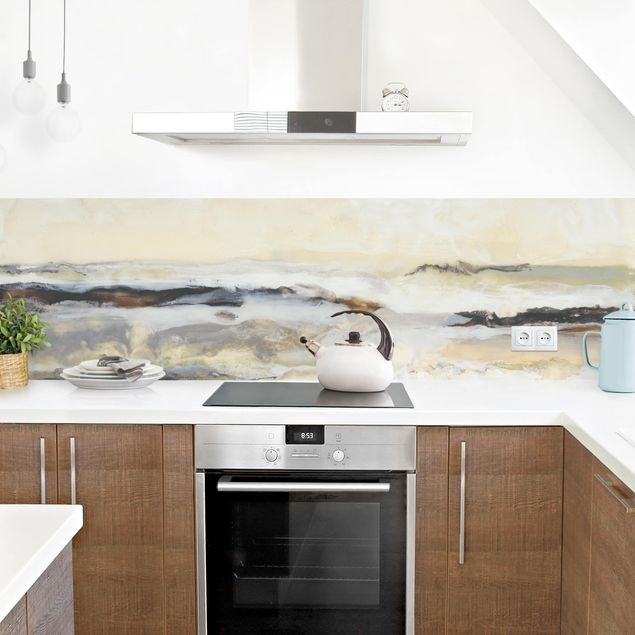 Küchenrückwand abstrakt Fröhlicher Horizont I