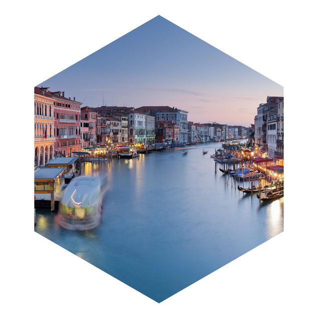 Petra Schüßler Bilder Abendstimmung auf Canal Grande in Venedig
