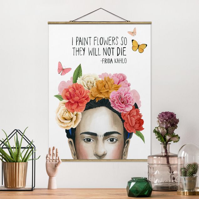 Bilder für die Wand Fridas Gedanken - Blumen