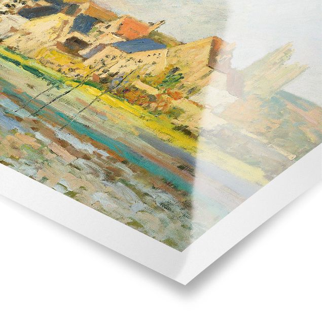 Poster Kunstdruck Camille Pissarro - Landschaft bei Pontoise