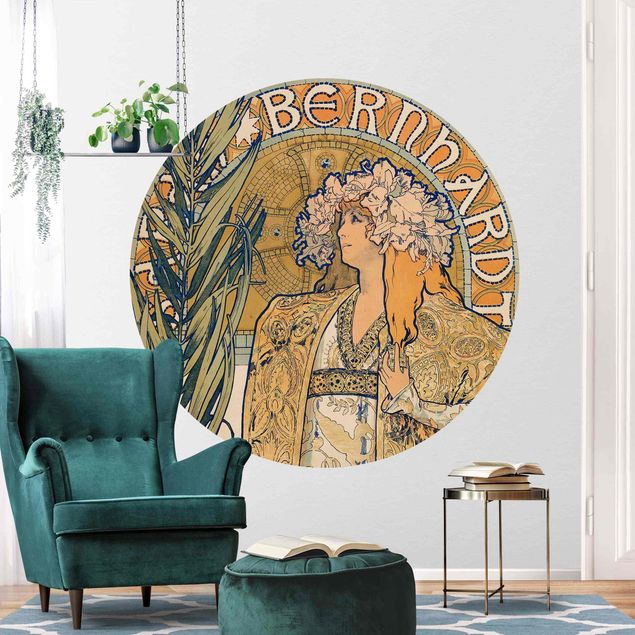 Art Deco Bilder Alfons Mucha - Plakat für Theaterstück Gismonda