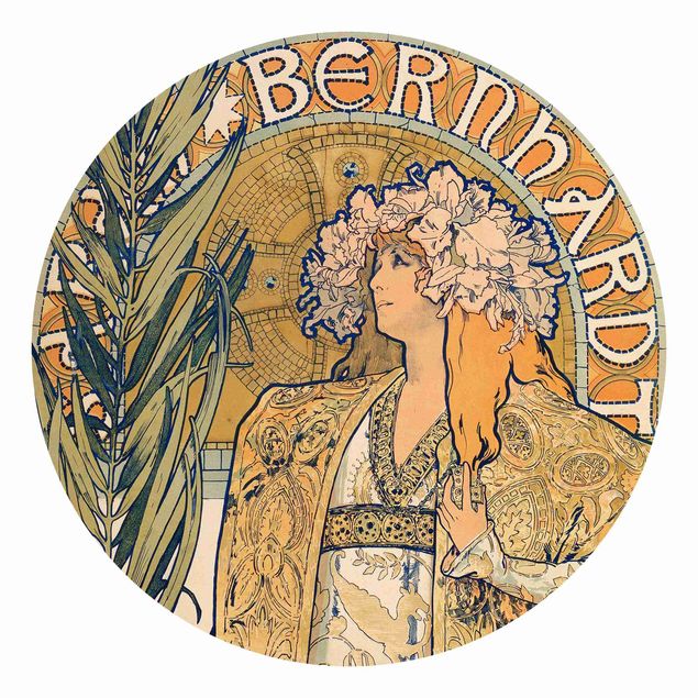 Moderne Tapeten Alfons Mucha - Plakat für Theaterstück Gismonda