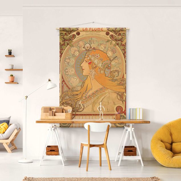 Wandbehang modern Alfons Mucha - Sternkreiszeichen