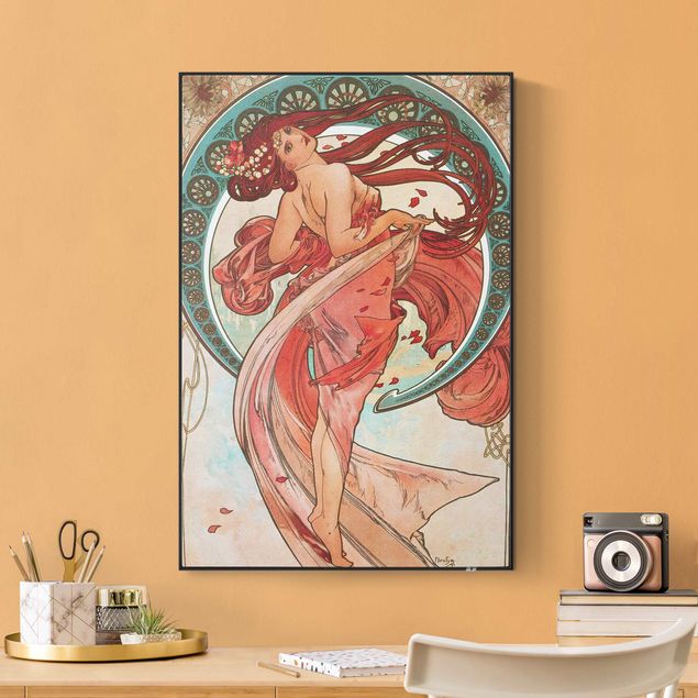 Schöne Wandbilder Alfons Mucha - Vier Künste - Der Tanz