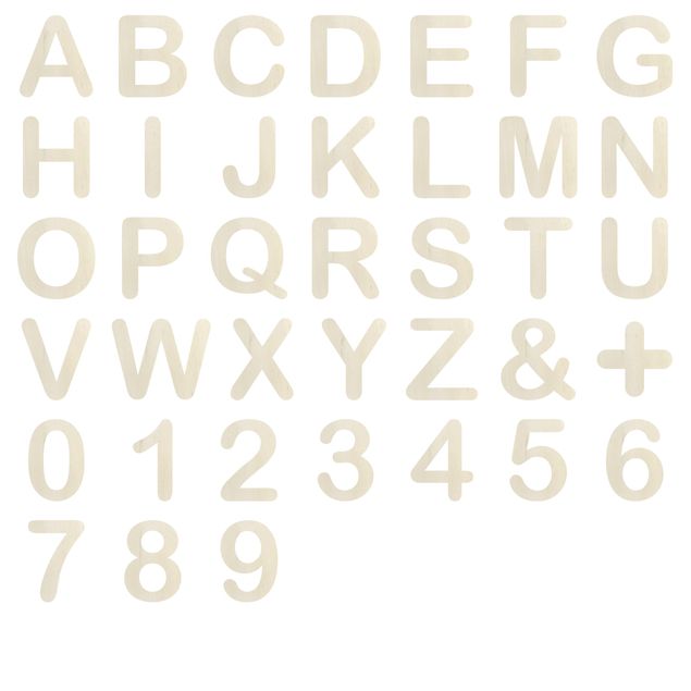 Wanddeko Holzbuchstabe in Größe M - XXL - Alphabet