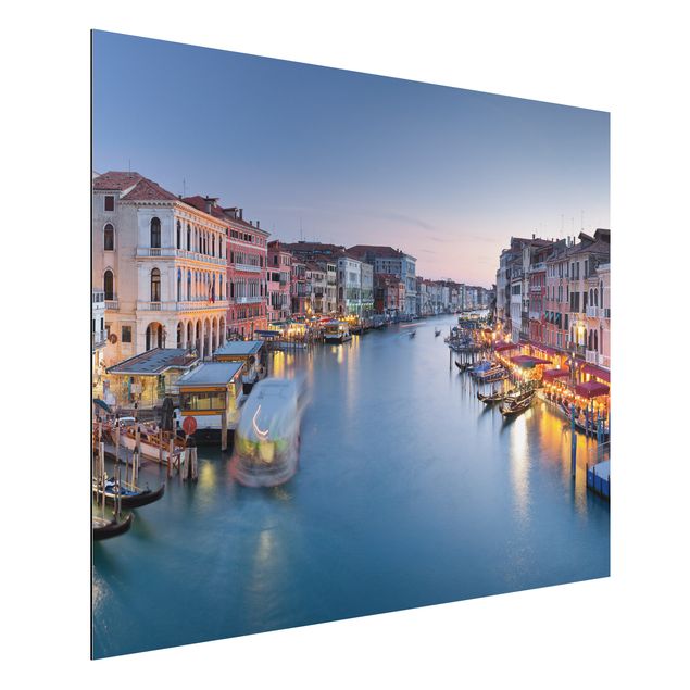 Bilder für die Wand Abendstimmung auf Canal Grande in Venedig