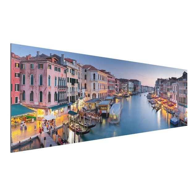 Bilder für die Wand Abendstimmung auf Canal Grande in Venedig