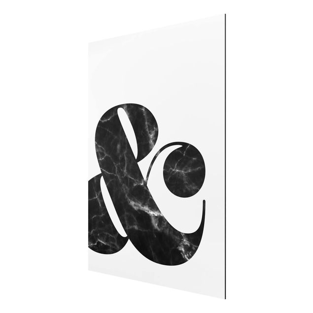 Alu-Dibond Bild - Ampersand Marmor