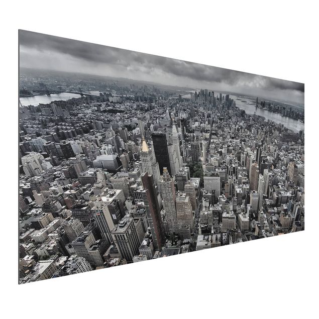 Alu Dibond Bilder Blick über Manhattan