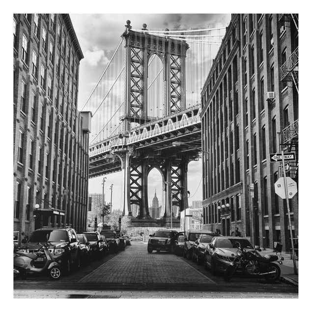 Foto auf Alu Dibond Manhattan Bridge in America