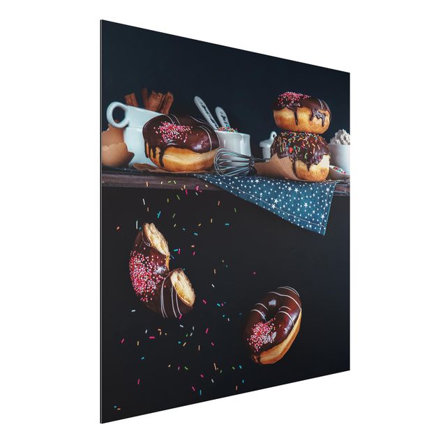 Bilder für die Wand Donuts vom Küchenregal